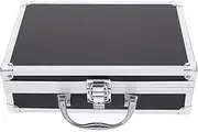 [Abaodam] Portable Aluminum Storage Box Large Capacity Tool Case for Home Office and Travel