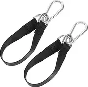 TOYZFRIENDY 2 Sets Outdoor Swing Hanging Straps with Snap Carabiner Hooks Security Straps for Tree Swings and Hammocks High Weight Capacity for Safe Family Enjoyment