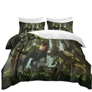 Protection Fight Cool Dinosaurs Art the Dinosaurs Forest Quilt Cover