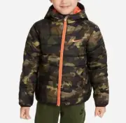 Nike Toddler Boy's Army Camo Green Puffer Jacket (76G083-A38) Sizes 2/3/4 - NWT