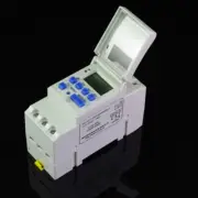 1X 16A DIN RAIL DIGITAL PROGRAMMABLE TIMER SWITCH 12VDC 24VDC 110V/220VAC