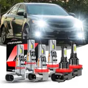 For Toyota Camry 2007- 2014 Led faros Kit de luces altas/bajas + luz antiniebla (for: Volvo)