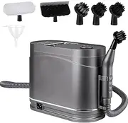 1500w Handheld Steam Cleaner, 105-130°C Multipurpose Steam Cleaner with 5 Brush Head, 2 Cleaning Modes, 1200ML Water Tank, Handheld Steamer, for Carpet, Floors, Tiles, Car, Shoes