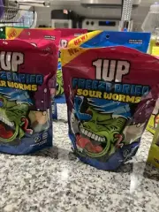 1UP Candy Faze Rug Freeze Dried 1up Candy Rare sour Worms