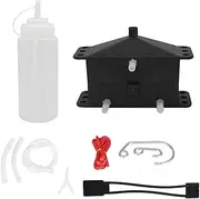 Lesunbak Motorcycle Chain Brush Cleaner, Motorcycle Cable Lube Tool, Gear Cleaning Tool, Chain Cleaning System Chain Drivetrain Cleaner Set, Chains Cleaner Accessories Fit All Model