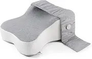 Orthopedic Slow Rebound Memory Cotton Clamp Leg Pillow Maternity Foot Pillow Strap Adjustable Side Sleeping Knee Leg Pillow