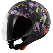 OF558 Sphere Lux II Bloom Blue Pink Jet Helmet