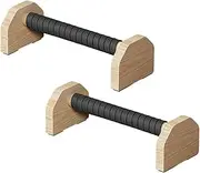 Pegciuho 2x Thrust Bar Upstrokes Up -slip Parallete Bar Wooden Bar for Adults Gymnastics Training in