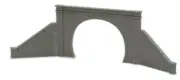 Peco NB-32 Tunnel Mouths Pk2 for double track & 4 Retaining Walls N Gauge