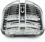 Motorcycle Rear Tail Light Brake Turn Signals Integrated For GSXR600 GSXR750 2006 2007(Clear 1)