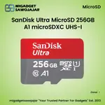SANDISK ULTRA MICROSD 256GB A1 MICROSDXC UHS-I 無適配器