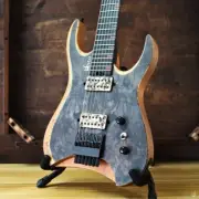 Halo MERUS 7-string (27") Headless Guitar, Bare Knuckle, Buckeye Burl