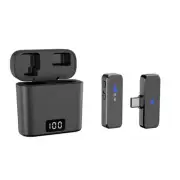 Phone Wireless Lapel Microphone With Charging Box For Iphone Type C