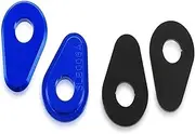 for Yam&aha MT10 MT07 MT-09 2014-2018 Motorcycle Front Turn Signal Adapter Mount Plates Motorbike Turn Signals Indicator Motorcycle Handle Bar Riser(A Blue)
