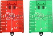 Create idea 2pcs Laser Level Reflector Target Board Bracket Reflector Target Board Reflection Target Plate for Alignment Laser Level Crosshair Laser Laser Measurement