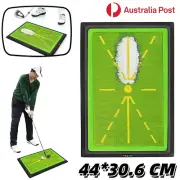 Golf Practice Mat Training Putting Pad Putter Hitting Aid Indoor Outdoor Portabl
