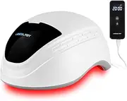LESCOLTON Hair Growth Device, FDA Cleared, 80 Laser Diodes Rechargeable Red Light Therapy Cap & Helmet