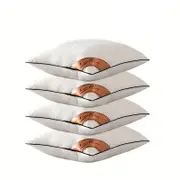 High-Rebound White Throw Pillows Set (4 pcs)