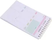 Beavorty Comprehensive Weekly Overview Planner Undated Spiral Bound Aesthetic Design for Desk Student Teacher Planner