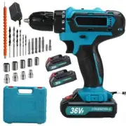 Rechargeable Drill Lithium Drill, 36VF Electric Screwdriver Power Tools Hand Dri