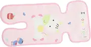 BESTonZON Mat Large Carabiner Clip Covers Travel Potty for Teething for Weaning Protector Boy Accessories Stroller Polyester Pink