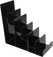 Alasum Acrylic Wallet Display Stand: 6 Tier Handbag Purse Riser Holder Jewelry Stand Cosmetics Display Racks for Home Shops Store