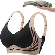 [ELEFOCUS] Super Gather Bra,Lifting Anti-Sagging Wireless Push-up Bra,Large Size No Steel Ring Women's Underwear