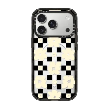 iPhone 17 Pro Impact Case MagSafe Compatible Floral Gridlock
