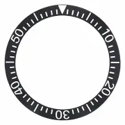 BEZEL INSERT FOR VINTAGE OMEGA 300 SEAMASTER 300 WATCH BLACK 1965 & 1968 165.024