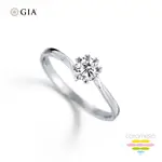 彩糖鑽工坊 GIA 鑽石 30分 D/SI2 EX 完美車工 愛心鑽戒 (八爪鑽戒)