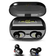 TWS bluetooth 5.0 Earphone CVC8.0 Noise Cancelling Stereo 4000mAh Power Bank IPX7 Waterproof Headphone with Mic 4000MA CAPACITY