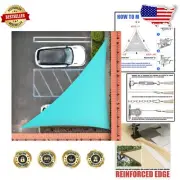 Elegant 18' x 24' x 30' Turquoise Triangle Shade Sail - 3- Included
