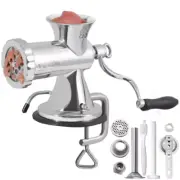 Manual Meat Grinder 304 Stainless Steel Hand Meat Grinder with Suction Cup + Ste