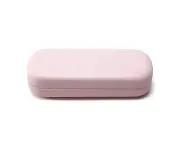 Hard Shell Glasses Case,Portable Sparkling Shiny Eyeglass Case,Pink