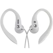 Moki ACC-HCS Wired Sports In-Ear Headphones - White Ear Hook Design [ACC-HCSW]