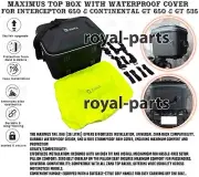 MAXIMUS TOP BOX WITH COVER FOR R.E INTERCEPTOR 650 & CONTINENTAL GT 650 & GT 535