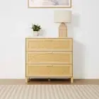 Modern 3-Drawer Addison Chest Drawers Storage Unit Bedroom Living Room