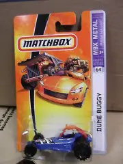MATCHBOX DUNE BUGGY #64 RED RAILS READY FOR ACTION NIP