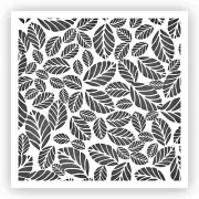 Leaf Leaves Background Stencil - Choose a Size - Laser-Cut Reusable Plastic
