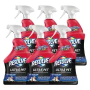 Resolve Ultra Pet Stain And Odor Eliminator 32 Ounce Pack Of 6