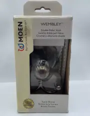 MOEN Wembley Double Robe Hook in Tuscan Bronze DN8203TB