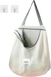Reusable Mesh Produce Bags | Fruit and Vegetable Storage Bag - Reusable Kitchen Fruit Vegetable Garlic Onion Hangable Storage Breathable Mesh Bag