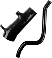 Silicone Intake Inlet Turbo to AIR Box Silicone Boost Hose KIT Fit for 1999-2004 Land Rover Discovery 2 TD5(Black)