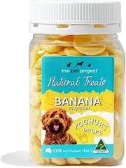 THE PET PROJECT YOGHURT DROPS - BANANA 250G