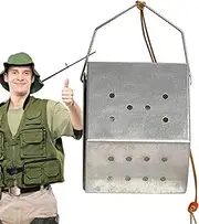 Carp Feeder, Fixed-Point Bottom Bait Cage, Lightweight Lure Box Holder Easy-Release Nesting Feeding Tool for Lakes Rivers Outdoor