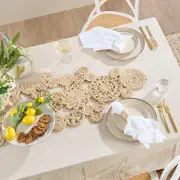 Maroc Natural Jute Table Runner [HABLMAROTR20B]