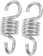 Abaodam 2Pcs Spring for Egg Chair Hammock Chair Suspension Spring Set Impact Reducing Replacement Springs for Porch Patio Swings Versatile Hanging Tool for Egg Chairs Hammocks