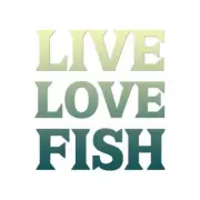 Live Love Fish - Vinyl Decal Sticker - Multiple Patterns & Sizes - ebn1702