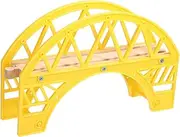 Long Lasting Train Track Toy Bridge Modular Wooden Tracks for Boys and Girls Easy Assembly