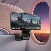 JSAUX Airplane Travel Essentials, Airplane Phone Holder, 360 Degree Rotation Plane Phone Holder, Universal in Flight Airplane Phone Mount, Handsfree Travel Phone Holder, Travel Essentials for Flying